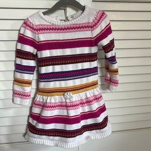 Gymboree 2t fair isle sweater dress